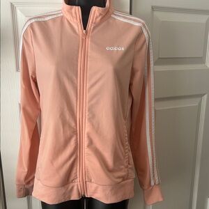 Adidas Women's Soft Pink Bomber Jacket